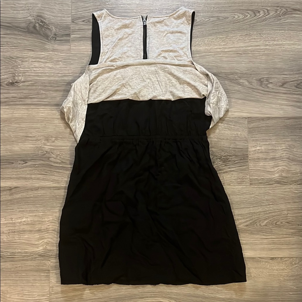 Splendid Gray and Black Skater Mini Skirt for Casual Occasions - Picture 5 of 6